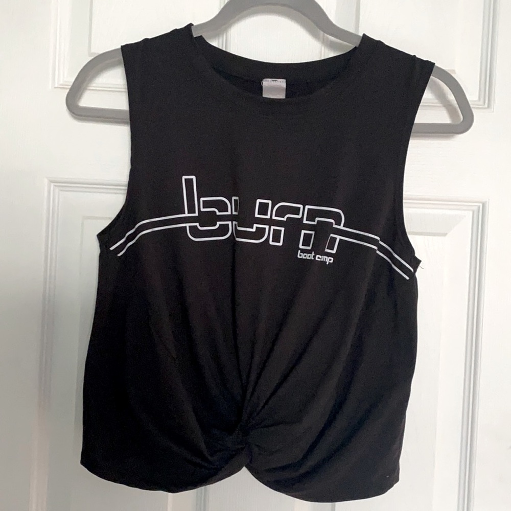 Burn Boot Camp Twist Front Muscle Tank